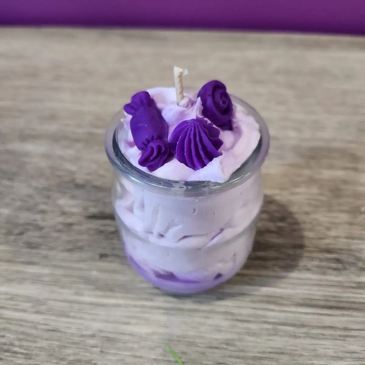 Bougie barbe à papa