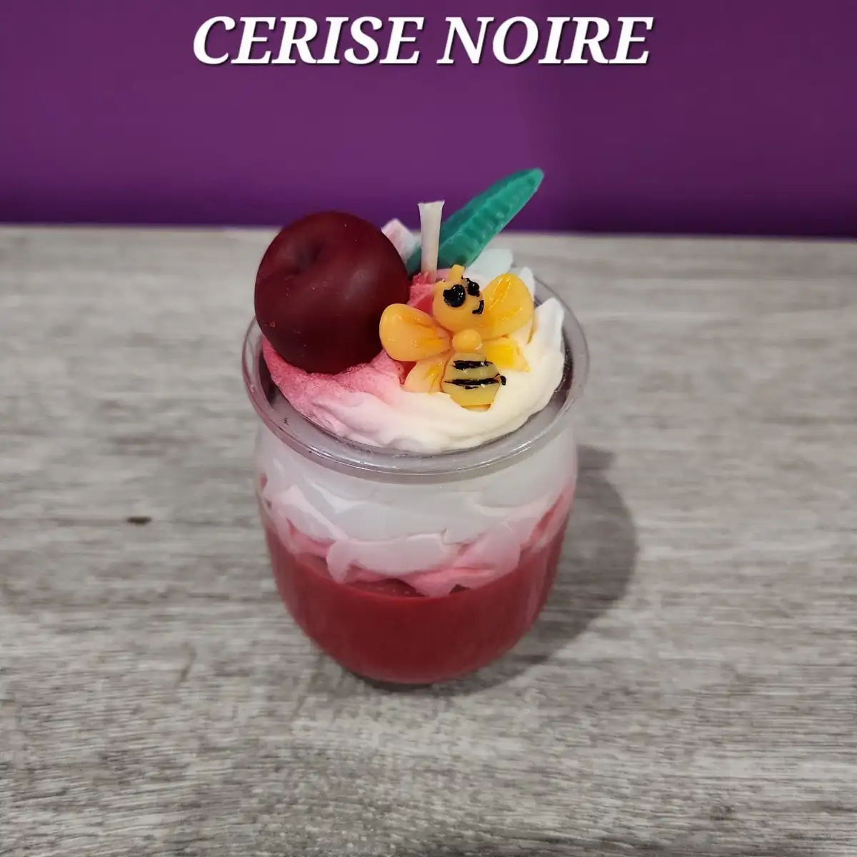 Bougies cerise noire