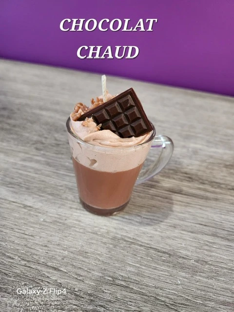 Bougie chocolat chaud