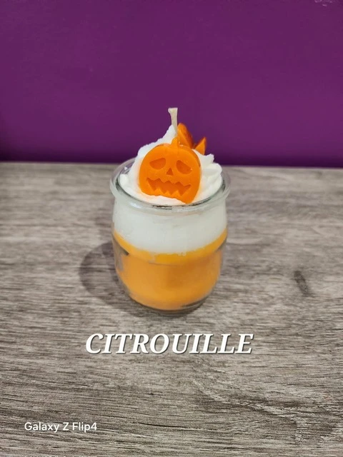 Bougie citrouille