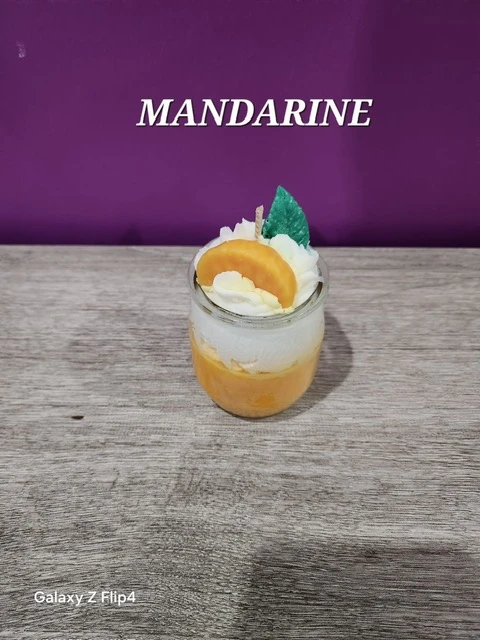 Bougie mandarine