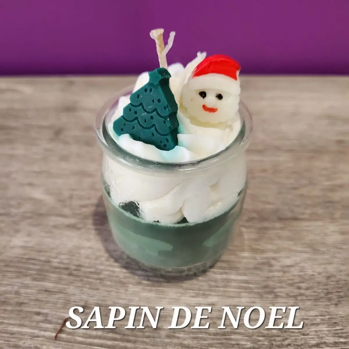 Bougies sapin de noël