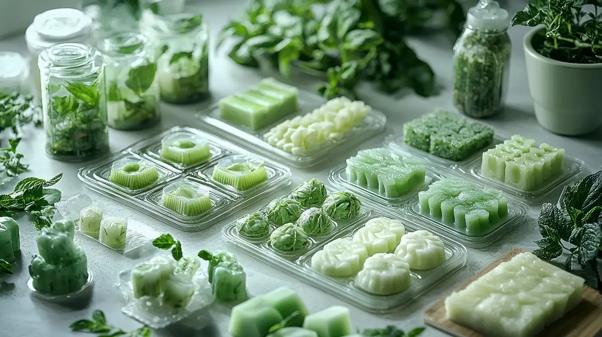 Bougie personnalisée menthe douce